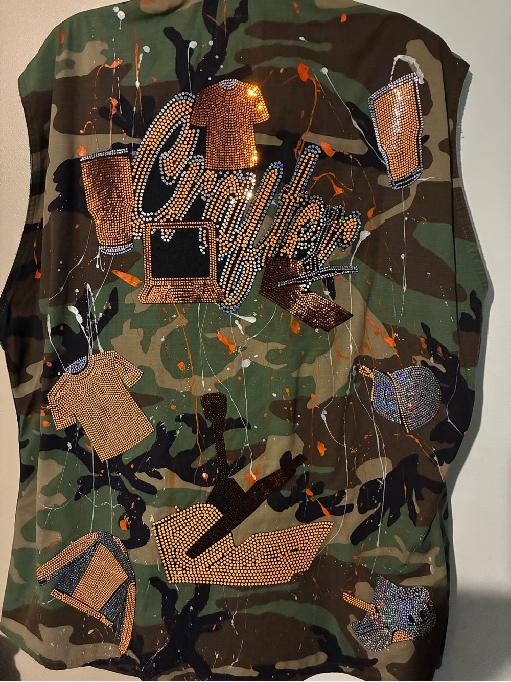 Upcycled Crafter Camo jacket - Picture 2 of 14